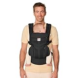 Ergobaby Carrier, Omni 360 All Carry Positions Baby Carrier with Cool Air Mesh, Onyx Black