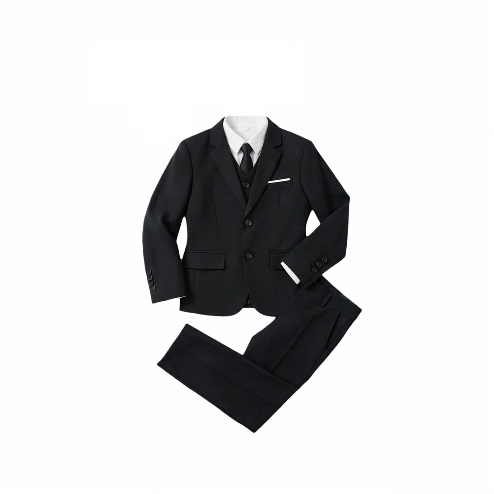 Generico Elegante completo con pantaloni per ragazzi, perfetto per occasioni speciali ed eventi scolastici