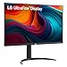 LG 32UR550K-B 32-inch Ultrafine 4K UHD (3840 x 2160) Computer Monitor, HDR10, 60Hz, HDMI, DisplayPort, Tilt/Height/Pivot Adjustable Stand, Black