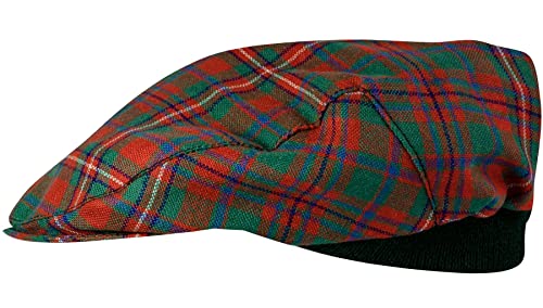Casquette plate tartan MacKinnon taille unique ajustement sans pression