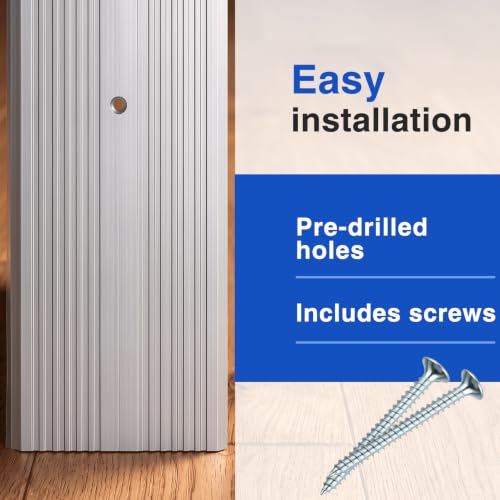 Image of Zonon 1 Pcs Aluminum Door Threshold 6 inch x 48 inch Anti-Slip Threshold Strip