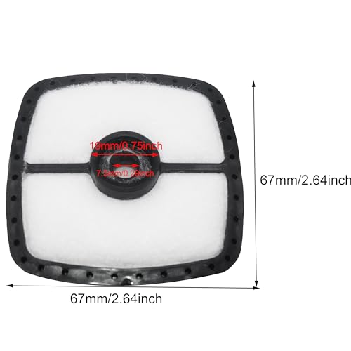 Hippotech SRM-225 SRM-265 Luftfilter-Zündkerze für Echo 90074 90152 SRM-211 SRM210 SRM211 GT200 GT225 GT201 PB200 Trimmergebläse