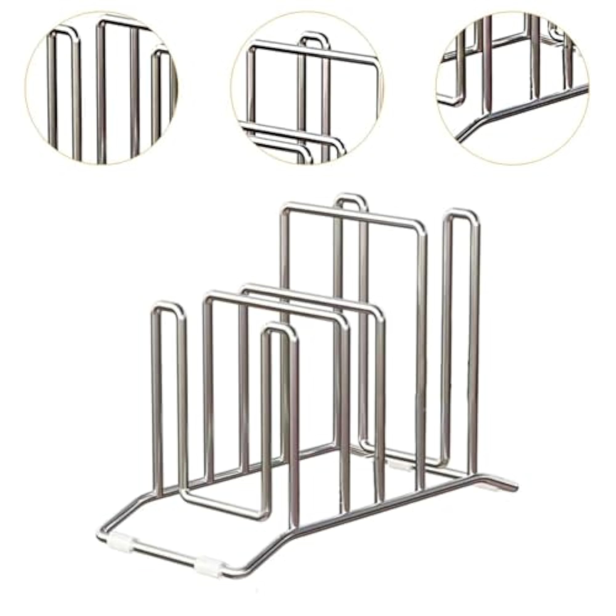 Cutting Board Storage Rack for Bakeware and Pots