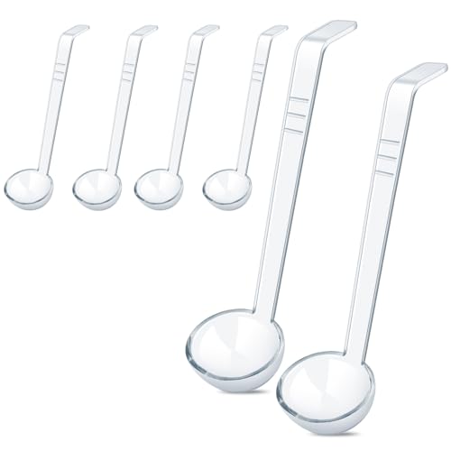 6 Pcs 1 Oz Small Ladle 7.87 Inches Mini Ladles