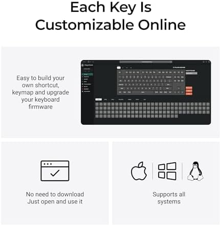 Keychron C1 Pro 8K QMK Wired Custom Mechanical Keyboard, TKL Layout Launcher Support with Hot-Swappable Super Banana Switch, PBT Keycaps Compatible for Mac Windows Linux — view 7