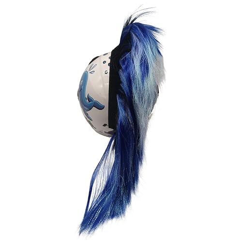 Perruque de casque Mohawk pour moto et ski restez visible sur la route - 4