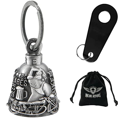 Image of Motorcycle Guardian Bell With Motorcycle Bell Hanger, Motorcycle Accessories or Key Chain for Good luck