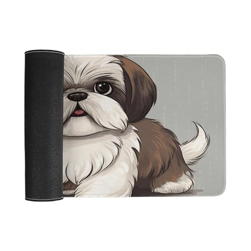 Protector de escritorio Shih Tzu grande con base antideslizante miniatura 3