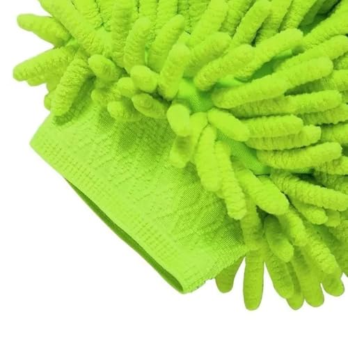 Luva de Microfibra para Limpeza Profunda, Alta Absorção