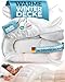 Glückstoff® Winterdecke aus Federn und Daunen 135x200cm [Zertifiziert in Deutschland] - Dicke Bettdecke Winter Waschbar - Warme Daunendecke Allergiker - Schlafdecke Zudecke - Decke Extra Warm - Duvet