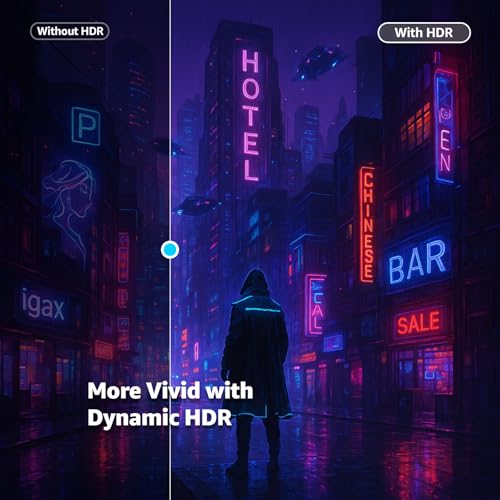 Image of Switch 2 Dock Station HDMI Cable Adapter 4K@60Hz 18Gbps 6.7ft PD 100W USB C to HDMI 2.0 Converter, Portable &Travel TV Connector Cord Compatible with Nintendo Switch 2 /OLED /2017, Blue