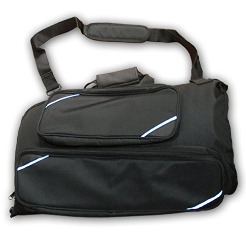 Soundman Gigbag für Flügelhorn - Extra gut gepolstert und mit zusätzlichem Trichterschutz - Mit Rucksackfunktion - Passend für alle Flügelhörner mit Dreh- oder Pumpventilen