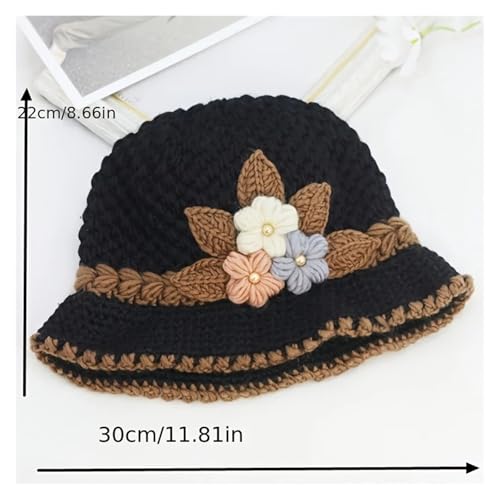 Casquette quotidienne pour femme en maille tissée et polaire