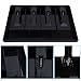 Cash Register Drawer Insert Tray 4 Bill Replacement Cash Tray ABS Currency Money Storage 12.6 x 9.6 x 1.4inch Removable Drawers