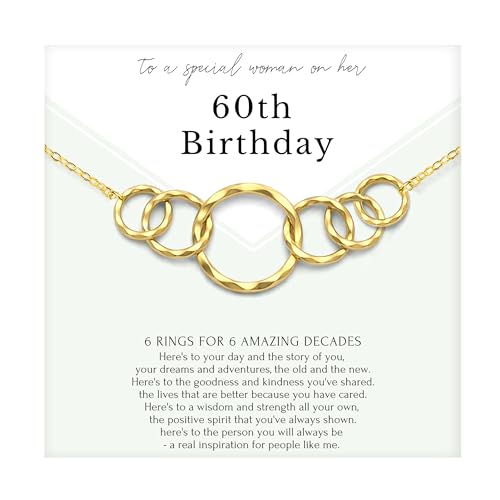 14k Gold Vermeil Interlocking Rings Necklace