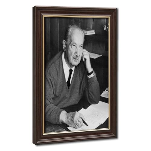 Toile Martin Heidegger pour décoration de bureau et grand tableau de salon suspendu