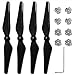 Ultimaxx Quick Release Propellers (9450) with Install Kit for DJI Phantom 4 Quadcopter (Black)