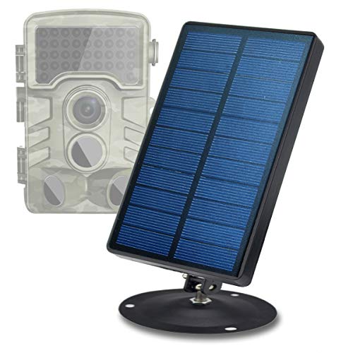 Uncle Squirre Trail Camera Solar Panel DC 6V 4000mah Solar Mobile Power Charging Waterproof IP56 Compatible with Hunting Game Cameras