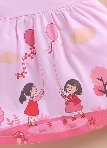 Image of LuvLap Baby Girl 100% Cotton Sleevless Girls Frock Pack of 3