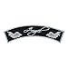 Angel With Wings & Halo Rocker Patch, Ladies Rocker Patches