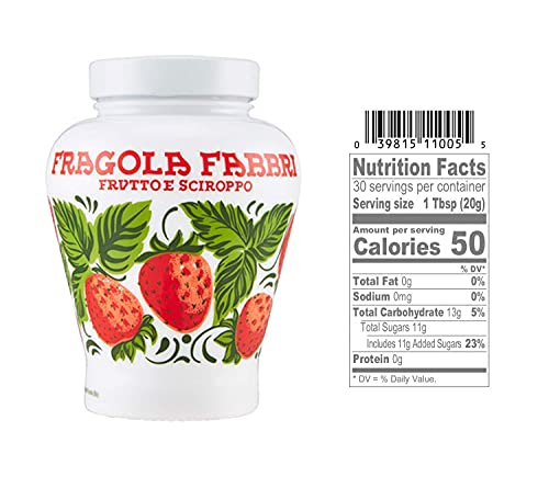 Large Amarena Fabbri Wild Cherries & Fabbri Strawberries Combo, 21Oz Each #TOP2
