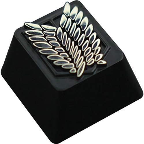Mugen Wings Crest Custom Anime Keycaps for Cherry MX Switches - Fits Most Mechanical Gaming Keyboards - with Keycap Puller