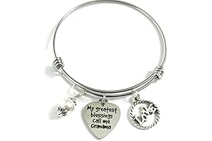 Grandma's Garden Bangle Bracelet: A Cherished Keepsake for Grandmothers