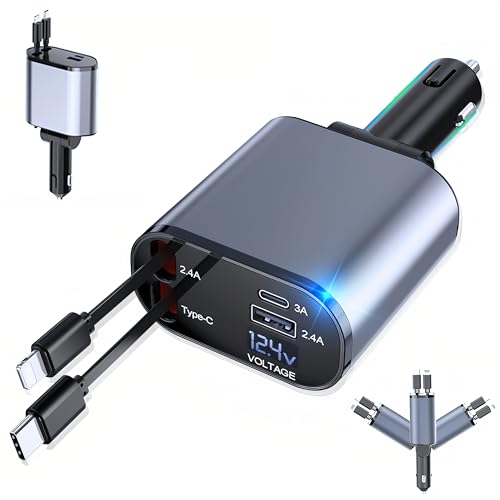 y2025VŁE莮z [d 4in1 ԍڏ[d VK[\Pbg 4䓯[d 2{Type-C100W/Lightning 20W}[d ԗp[d i-Phone16/15/14/13/12, AQUOS,sense8 R8,Xperia
