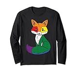 Photo Gallery fox animal lgbtq rainbow flag gay pride ally men women maglia a manica Photo Gallery fox animal lgbtq rainbow flag gay pride ally men women maglia a manica