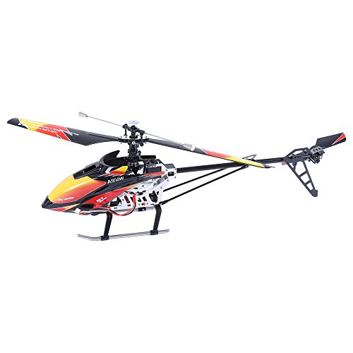 Red and Black Cool Wltoys V913 Large Alloy 70cm 2.4G 4CH RC Remote Control Helicopter with Gyro - Thumbnail 2