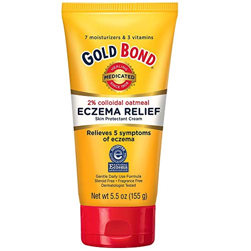Gold Bond Eczema Relief Cream, 2% Colloidal Oatmeal, 5.5 oz., Pack of 2