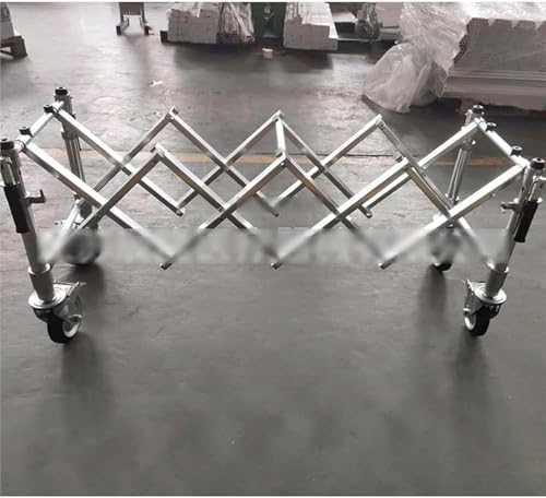 Wózek na trumienę, ciężarówka kościelna ze stopu aluminium, składany sprzęt kostnicy do transportu, trwały stojak do użytku ceremonialnego