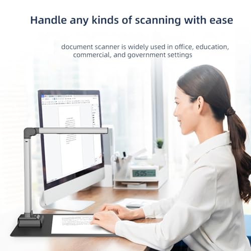 Escáner de libros y documentos USB con software multiidioma y sistema de escaneo rápido portátil 2