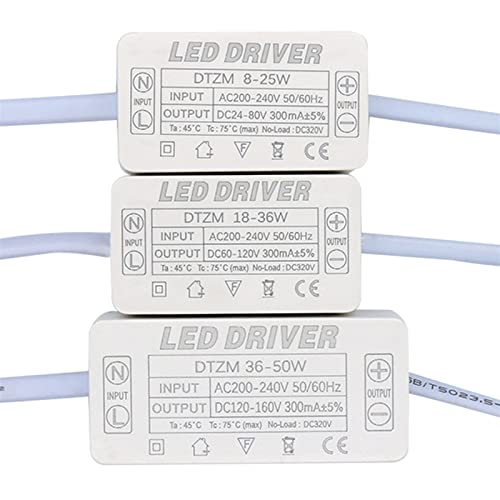 Driver LED 300mA 18-36W pour transformateur d'éclairage plafonnier