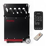 Nisplay N3 Smart Portable Tennis Ball Machine (29lbs) - App Control, Spin Control, 80+ Balls, Max 68MPH, 4+ Hours Play with External Lithium Battery