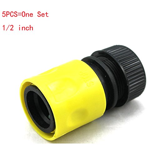 Buy 5Pcs 1/2 Inch Water Pipe Gun Quick Connector Car Washing Hose Pipe