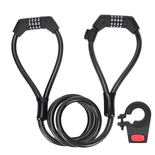 TOKCKYBL Electric Scooter Lock, 4-Digit Combination Bike Lock with Mounting