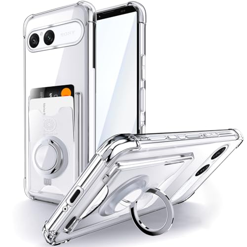 Rockaway ݊ Xperia 10 VIIp P[X SO-52F SOG16 J[h[ wʃ|Pbg Ot X^h@\ ϏՌ  TPU X}zP[X GNXyA 10 VII pJo[ - NA