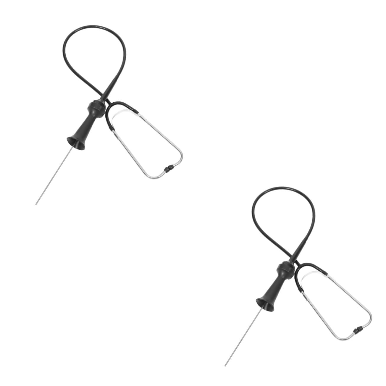 Mikinona 2pcs Automotive Non-Medical Non-Medical Non-Medical Non-Medical Stethoscope Mechanics Cylinder Non-Medical Non-Medical Non-Medical Non-Medical Stethoscope for Car Precision Detection