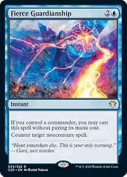 MTG 激情の後見 FOIL 英語 Fierce Guardianship FOIL)(1823)激情の後見/Fierce Guardianship《英語》【SLD】