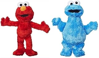 Elmo & Cookie Monster 8" 20cm Super Soft Plush New with Tags Set of 2