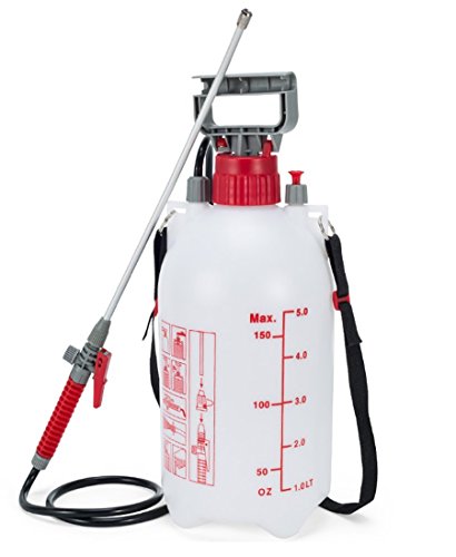 Preisvergleich Produktbild Fachhandel Plus Drucksprüher 5 Ltr. Gartenspritze Pflanzensprüher Unkrautspritze Pumpsprüher