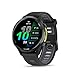 Garmin Forerunner 970 Running Smartwatch, GPS Fitness Smart Watch for Men and Women, Carbon Gray DLC Titanium with Black Case and Black/Translucent Whitestone Band​ Bundle with P-Bank + More