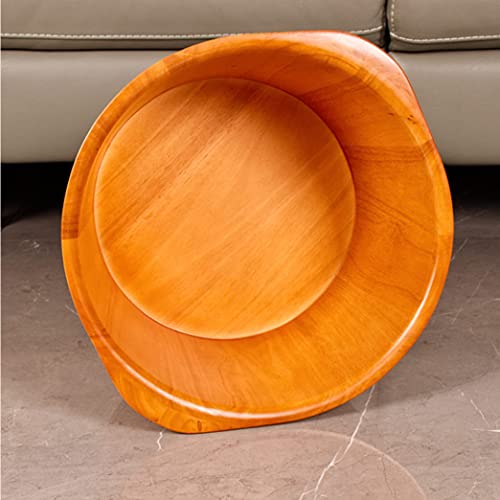 Tina de baño para pies de madera maciza con tapa miniatura 2