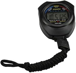 Laileya Digital Chronograph Stopwatch LCD Display Waterproof Sports Battery Powered Timer Counter Stop Watch
