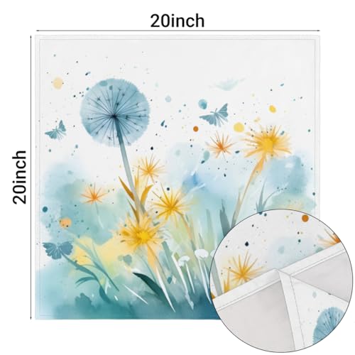 Servilletas de Tela Pardick Florales Cuadradas 20x20 Pulgadas miniatura 3