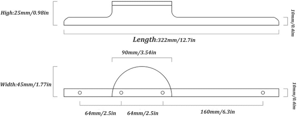 Wotendy 4 Pack Gold Cabinet Handles 288mm, Brushed Kitchen Cupboard Handles Zinc Alloy Drawer Pulls Wardrobe Pulls - Image 2