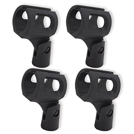 Performance Plus Indestructible Large Barrel/Wireless Microphone Holders - Buy 3 Get 1 Free (MH4W-4)