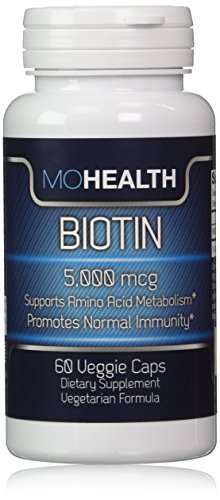 Biotin Veggie Caps ★Benefits Skin, Healthy Hair Growth and Strengthens Nails ★Vegan/Vegetarian Formula, High Potency 5,000 mcg ★ Money Back Guarantee Biotin Veggie Caps ★Benefits Skin, Healthy Hair Growth and Strengthens Nails ★Vegan/Vegetarian Formula, High Potency 5,000 mcg ★ Money Back Guarantee