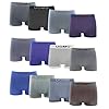 Lot de 12 boxers en Lycra sans coutures et confortables pour homme